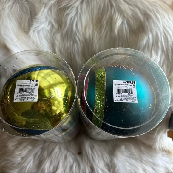 6 CELEBRATE IT ORNAMENTS - Picture 4 of 17